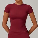 Yoga Top Factory - Hot Sell Quick Drying Short Sleeve