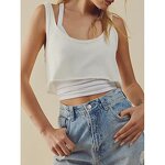 Cami Top Factory - Pure Cotton Loose Cropped