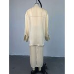 Women Set Factory - Plus Size Silky Shirt Mesh