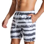 Beach Shorts Factory - New Quick Dry Striped Print