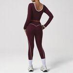 Yoga Set Factory - 2026 Fashion White Binding Nude