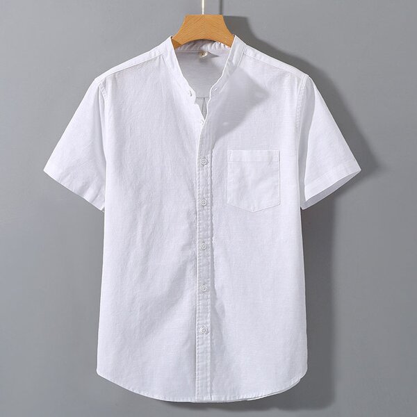 Men Shirt Factory - Chinese Style Linen Loose