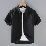 Men Shirt Factory - College Style Cardigan Short