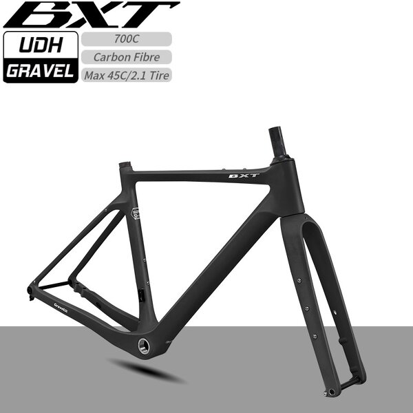 Gravel Frame Manufacturer - OEM Gravel-135 Carbon Full Internal Cable 700C45C