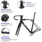 Road Bike Frame Manufacturer - OEM EVO-155 Carbon Disc T47 Di2 Internal Routing