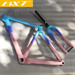 Gravel Bike Frameset Manufacturer - OEM 700c Carbon Hidden Cable Di2 Disc