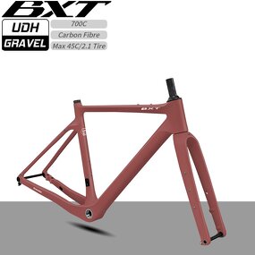 Gravel Frame Manufacturer - OEM Carbon 700C Full Hidden Cable Aero Frameset
