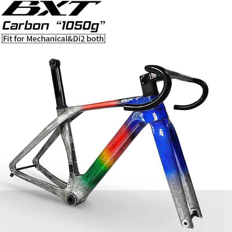 Road Bike Frame Manufacturer - OEM 2024 Carbon Disc Di2 Fully Hidden Line T47