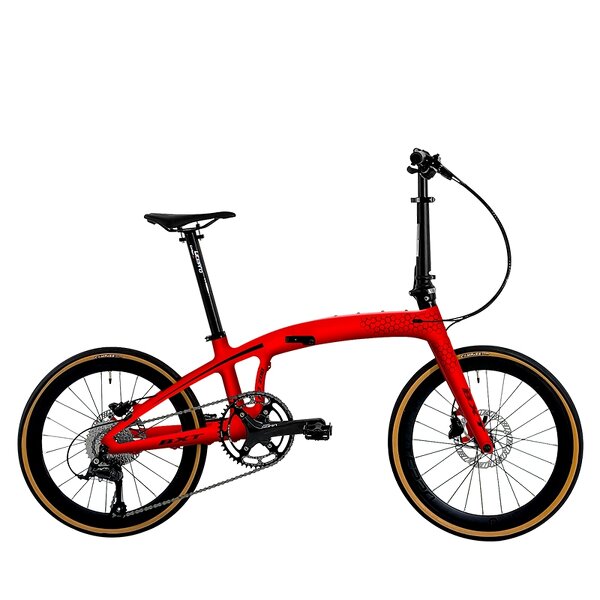 Folding Bike Manufacturer - OEM 20 Inch Carbon 9 Speed Disc Brake Portable