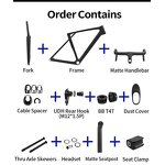 Road Bike Frame Manufacturer - OEM EVO-155 Carbon Disc T47 Di2 Internal Routing