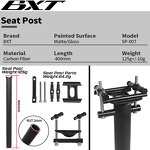 Carbon Bike Seatpost Manufacturer - OEM SP-007/008 27.2-31.6mm Full Carbon