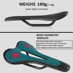 Bicycle Saddle Manufacturer - OEM T1000 3D Printed Carbon Fiber Saddle