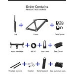 Road Frame Manufacturer - OEM PRO-145 Aero Carbon Di2 T47 Disc Brake Frameset