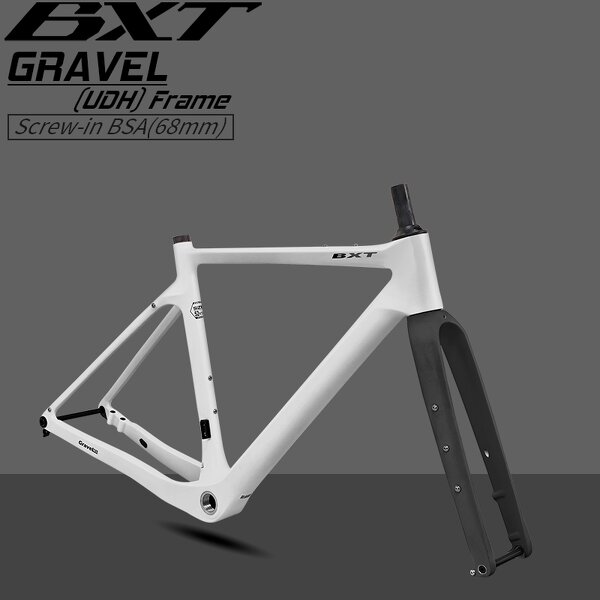 Gravel Bicycle Frame Manufacturer - OEM Full Carbon Disc Di2 Fully Hidden Cable