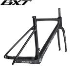 Gravel Bike Frameset Manufacturer - OEM 700c Carbon Hidden Cable Di2 Disc