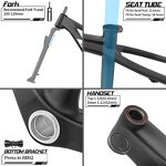 MTB Frame Manufacturer - OEM 26er Carbon Kids Bike Frame 14inch Disc Brake