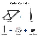 Track Frame Manufacturer - OEM Carbon Fixed Gear Road Bike Logo Customization