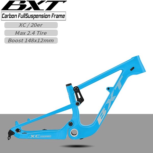 Kids Bike Frame Manufacturer - OEM Full Suspension 20er 100mm Travel MTB Frame