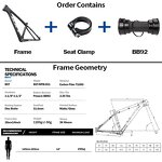MTB Frame Manufacturer - OEM 26er Carbon Kids Bike Frame 14inch Disc Brake