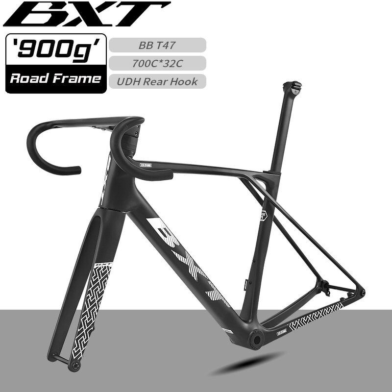 Road Bike Frame Manufacturer - OEM 700C Carbon Fiber Disc Brake Frameset UDH