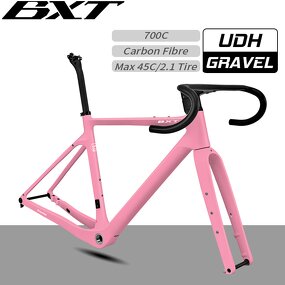 Gravel Frame Manufacturer - OEM Carbon 700C Integrated Handlebar Internal Routing