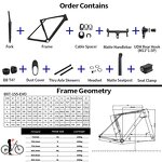 Road Frameset Manufacturer - OEM T1000 Carbon Full Internal Routing Disc Frame