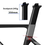 Track Bike Frame Set Manufacturer - OEM Carbon Fiber 700C Lightweight BSA