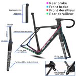 Road Bike Frame Manufacturer - OEM 2025 EVO-155 Carbon Disc T47 Di2 Race Frame