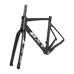 Gravel Bike Frameset Manufacturer - OEM 700c Carbon Hidden Cable Di2 Disc
