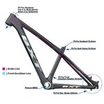 MTB Frame Manufacturer - OEM 26er Carbon Kids Bike Frame 14inch Disc Brake
