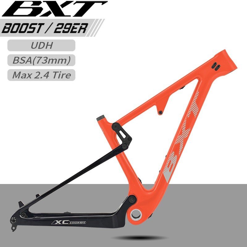 Suspension Carbon Frame Manufacturer - OEM 29er Customized Logo Boost Soft Tail