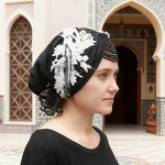 Ladies Turban Hijab Manufacturer - Custom Lace & Glitter Embellishment