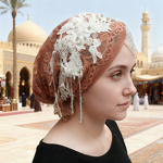 Ladies Turban Hijab Manufacturer - Custom Lace & Glitter Embellishment