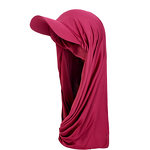 Muslim Headscarf Supplier - Custom Brim Square Shawl & Sunhat