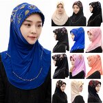 Muslim Headscarf Factory - OEM Handmade Beaded Pullover Scarf