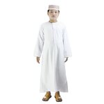 Islamic Clothing for Men Factory - OEM Simple Round Neck Robe