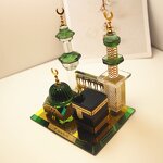 Crystal Glass Decor Manufacturer - Portable Islamic Table Centerpiece