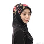 Muslim Headscarf Factory - OEM Handmade Beaded Pullover Scarf