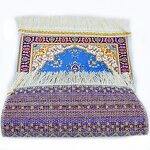 Islamic Prayer Rug Supplier - Foldable Anti-Slip Floral Design