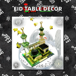 Crystal Glass Decor Manufacturer - Portable Islamic Table Centerpiece