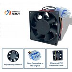 Home Refrigerator Evaporator Fan Manufacturer - DC 13.6V 20W 3 Lines