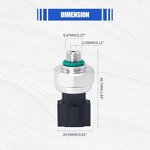 New Auto AC Pressure Sensor Manufacturer - For Nissan Infiniti Mazda Mitsubishi