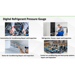 Digital Refrigerant Pressure Gauge Factory - MG-100 Extra Large Display