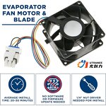 Universal Small Refrigerator Fan Manufacturer - DC 13.6V 4 Lines USB