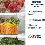 Universal Small Refrigerator Fan Manufacturer - DC 13.6V 4 Lines USB