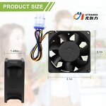 DC Evaporator Motor Fan Manufacturer - 14V for Household HVAC System