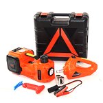 Electric Hydraulic Jack Supplier - 12V with Tire Pump DC Motor