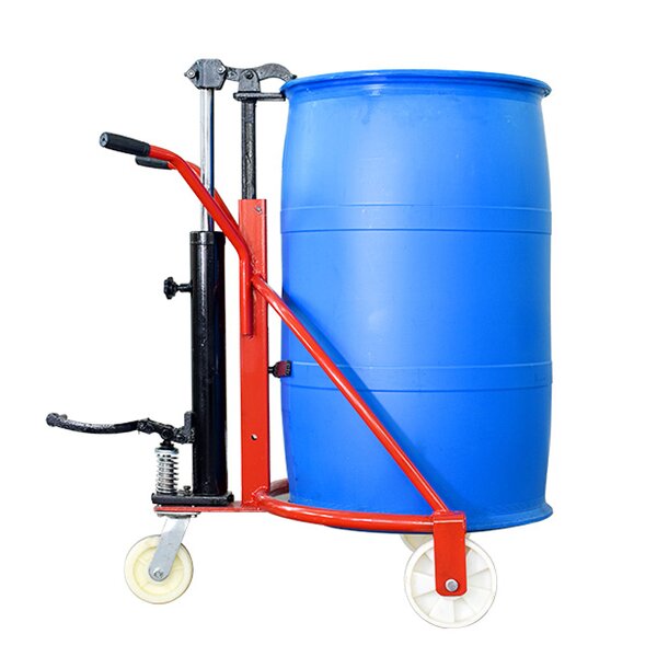Drum Lift Truck Supplier - 3 Wheel Hydraulic Drum Dolly Trolley
