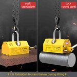 Permanent Magnetic Lifter Supplier - 400kg Crane Magnet with Handle