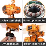 Electric Chain Hoist Factory - 1 Ton 110V Winch with Remote